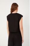 Blusa Linho Quadradinha Botões