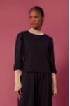 Blusa Com Tricot Rayon