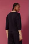 Blusa Com Tricot Rayon