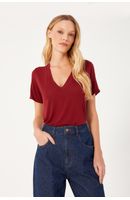 T-shirt Básica Malha Tricot