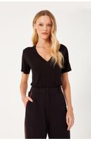T-shirt Básica Malha Tricot