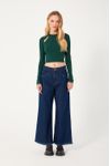 Blusa Cropped Ombro Vazado
