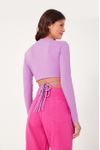 Blusa Canelada Amarrações