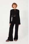 Blusa Tricot Frente Vazada