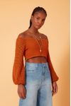 Blusa Tricot Manga Furinhos