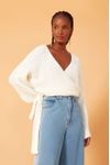 Blusa Tricot Transpassada