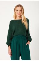 Blusa Tricot Transpassada