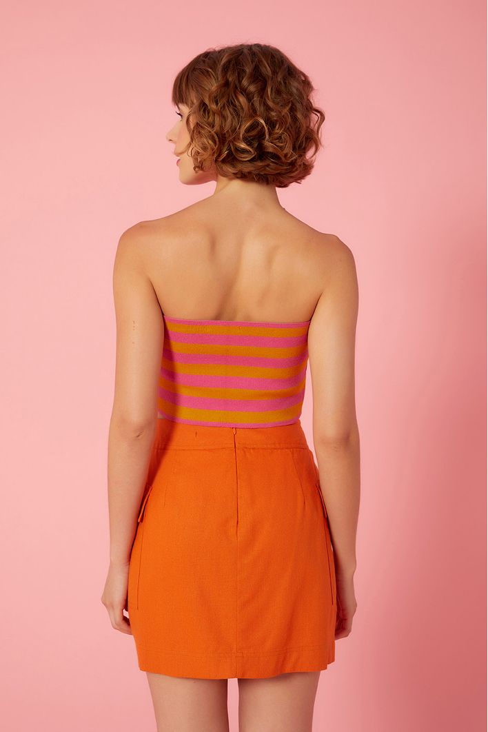 Top Tricot Jacquard Xadrezinho