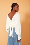 Blusa Tricot Transpassada