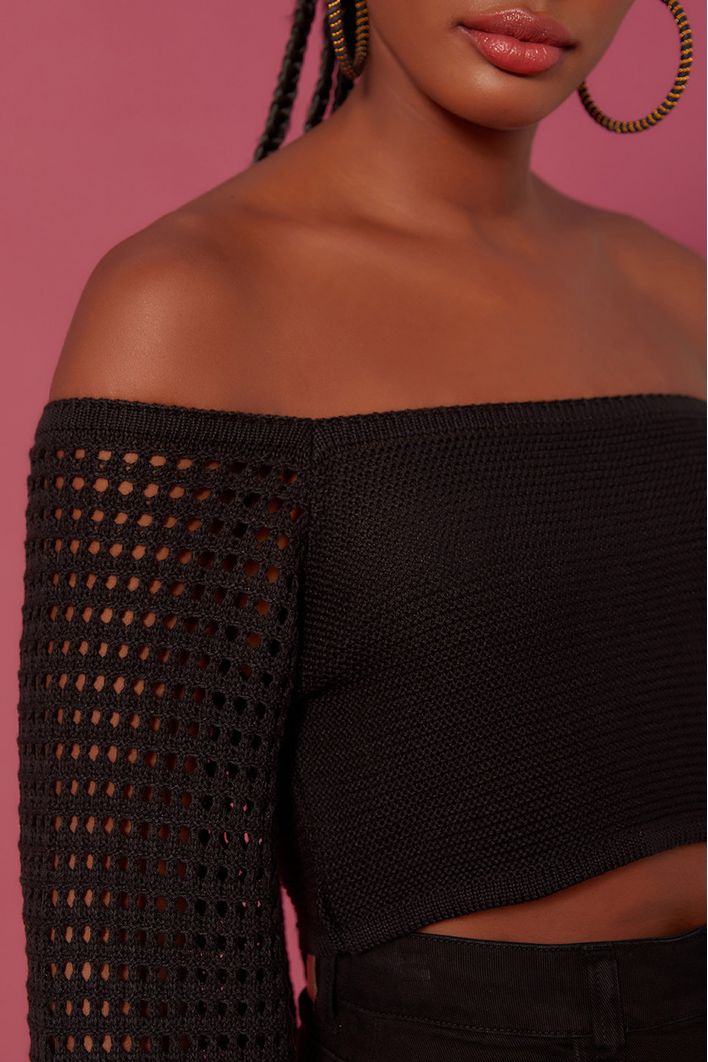 Blusa Tricot Manga Furinhos