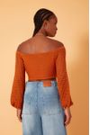 Blusa Tricot Manga Furinhos