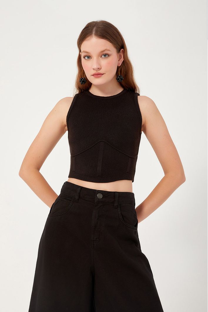 Blusa Tricot Bojo Marcado