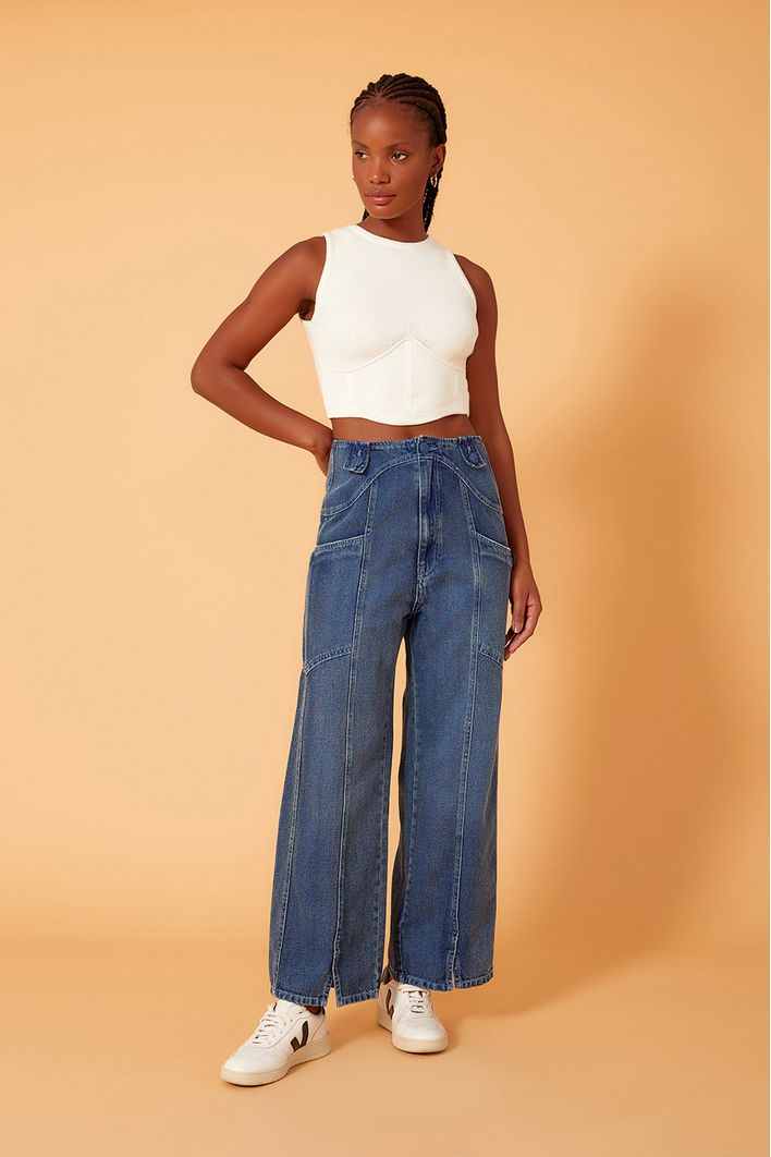 Blusa Tricot Bojo Marcado