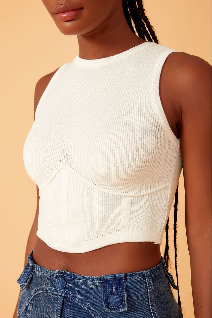 Blusa Tricot Bojo Marcado