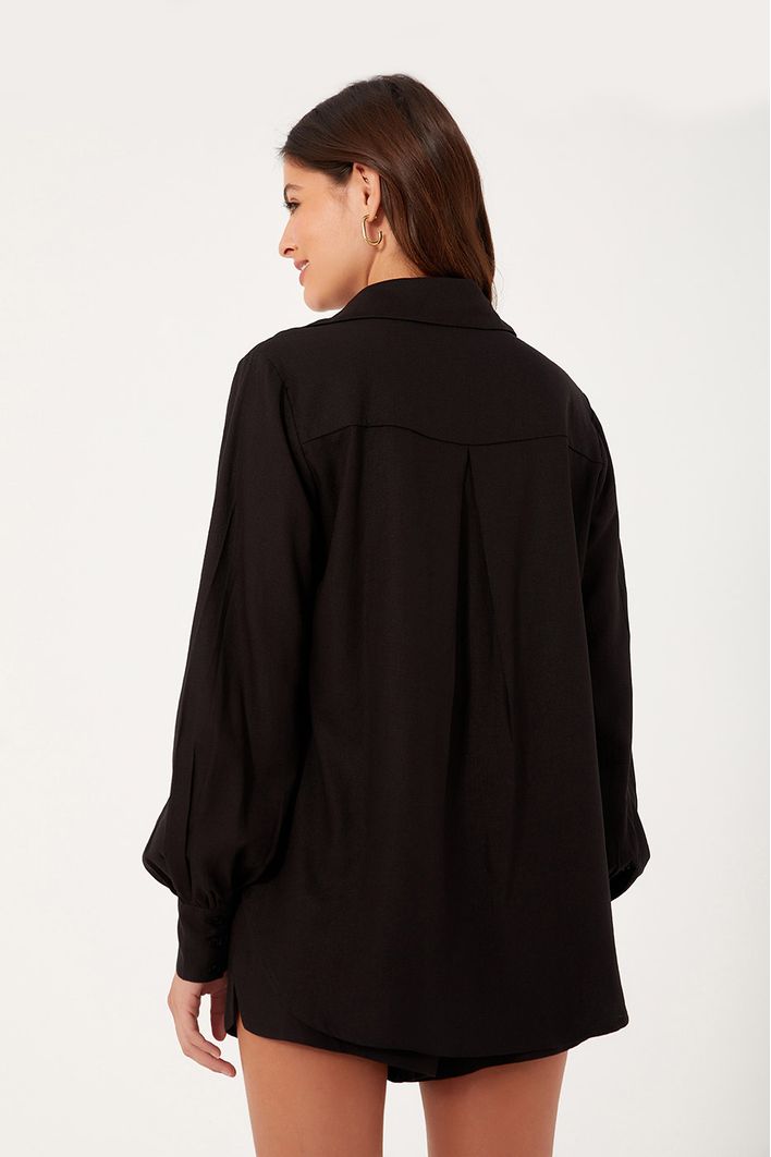 Camisa Linho Bordado Mystic