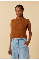Blusa Tricot Quadradinha