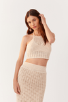 Blusa Crochê Frente Única