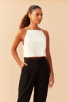 Blusa Linho Cava Reta