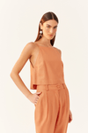 Blusa Linho Cava Reta