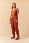 Blusa Cetim Decote Com Renda