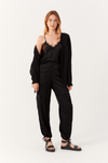 Blusa Cetim Decote Com Renda