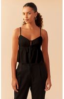 Blusa Linho Amarração Frente