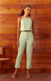 Blusa Linho Cava Reta