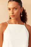 Blusa Linho Cava Reta