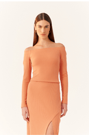 Blusa Ombro A Ombro Canelada