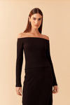 Blusa Ombro A Ombro Canelada