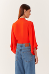 Blusa Crepe Mangão Bf