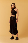 Blusa Cropped Tricot Ombro Vazado