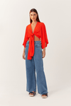 Blusa Crepe Mangão Bf