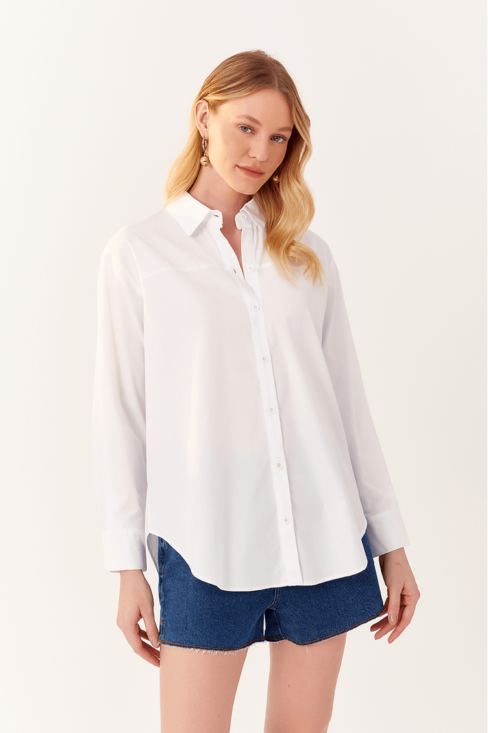 Camisa Algodão Punho