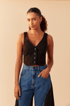Blusa Sarja Colete