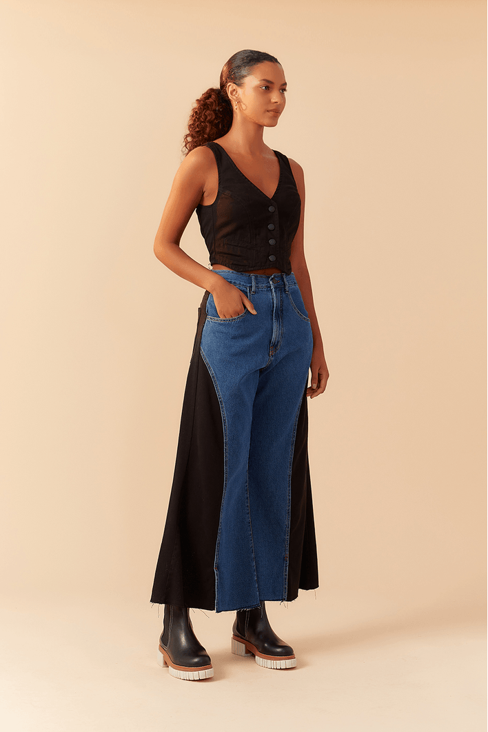 Blusa Sarja Colete