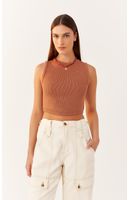 Blusa Tricot Zíper