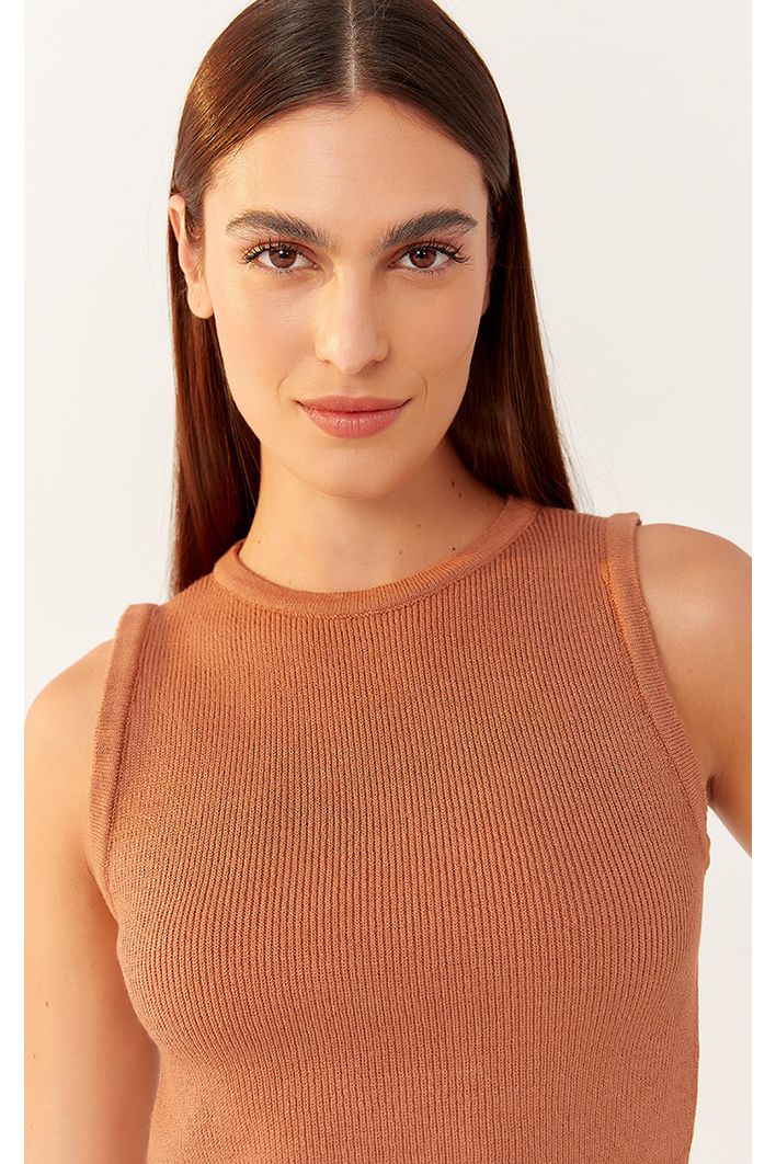 Blusa Tricot Zíper
