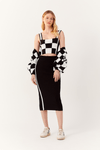 Blusa Tricot Quadrados