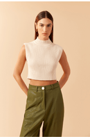 Blusa Tricot Gola Alta