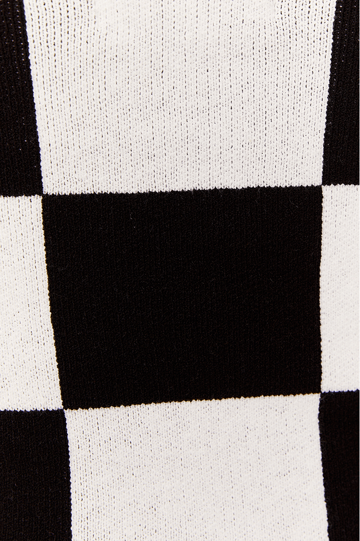 Blusa Tricot Quadrados