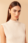 Blusa Tricot Gola Alta