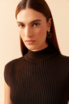 Blusa Tricot Gola Alta