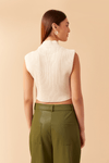 Blusa Tricot Gola Alta