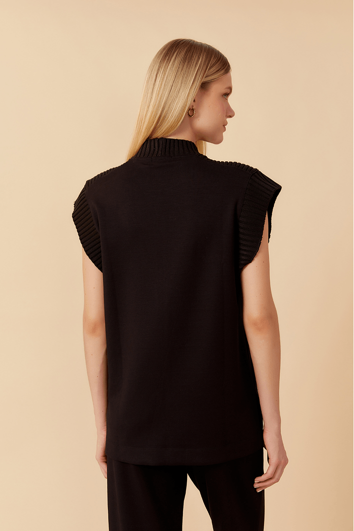 Túnica Detalhes Tricot