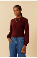 Blusa Tricot Bojo Marcado