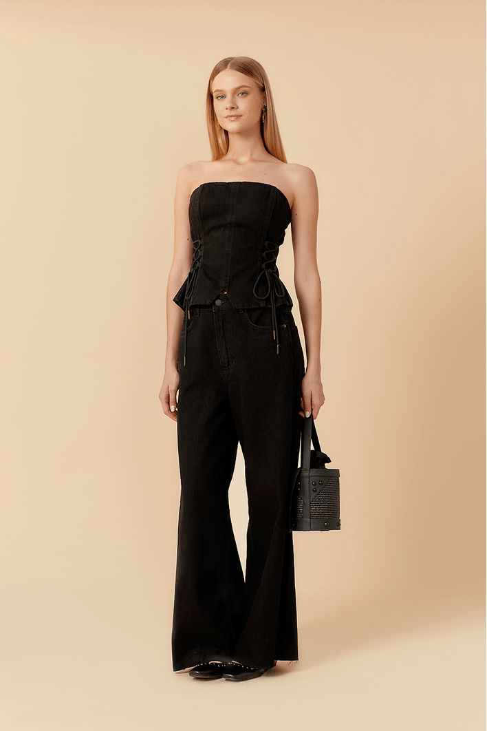 Corselet Jeans Black