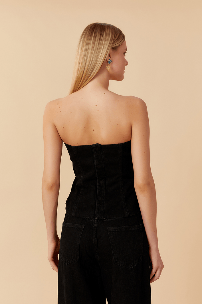 Corselet Jeans Black