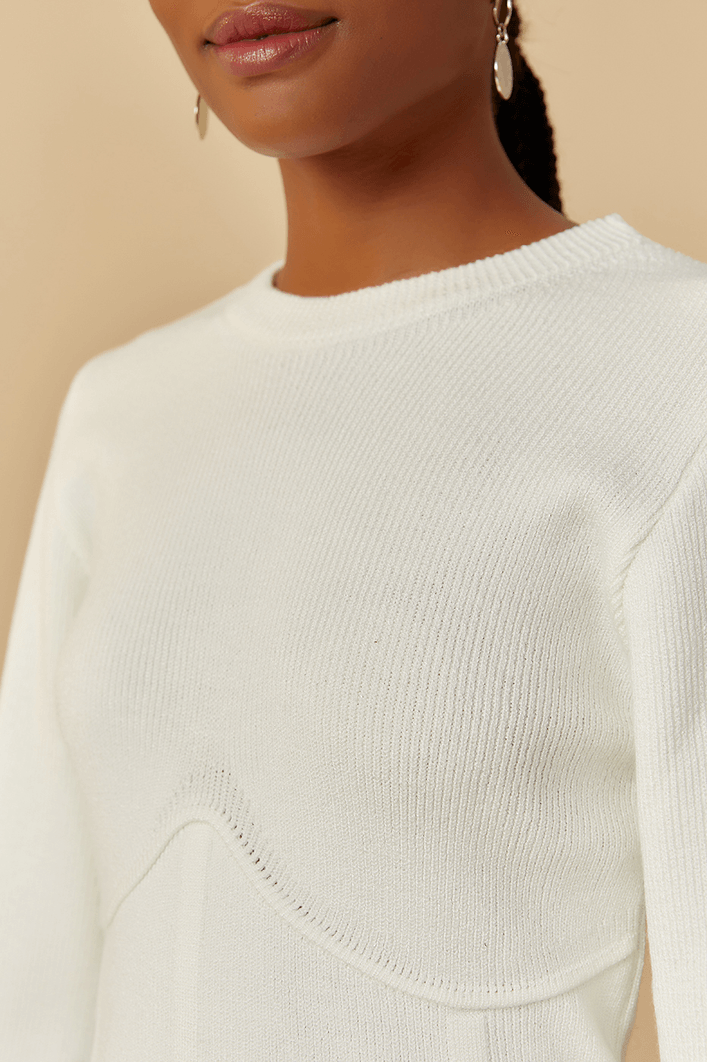 Blusa Tricot Bojo Marcado