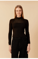 Blusa Tricot Transparência
